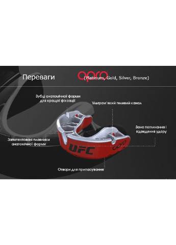 Капа Bronze UFC Hologram Adult Opro (231538584)