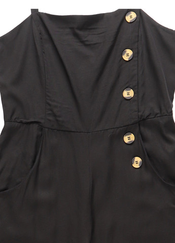 Комбинезон Bardot комбинезон-брюки однотонный чёрный кэжуал хлопок