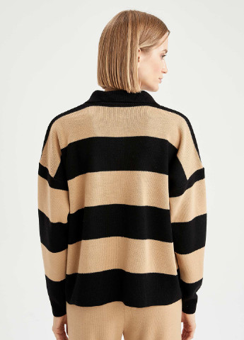 Бежевый демисезонный пуловер пуловер DeFacto