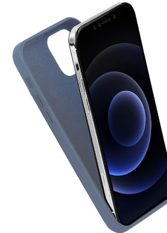 Шкіряний чохол Noble Collection для Apple iPhone 12 Pro Max (6.7 ') Темно-синій (is_00000043602_7) K-Doo (229726574)