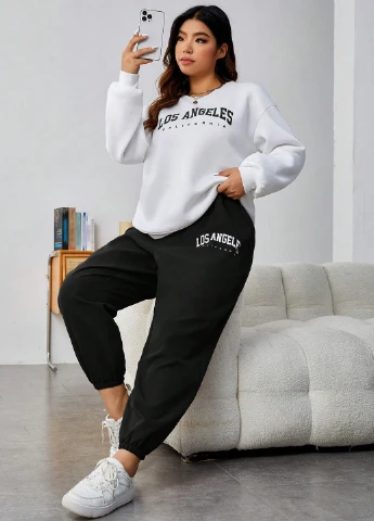 Костюм (свитшот, брюки) SHEIN (311506973)