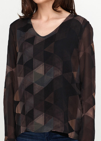 Темно-коричнева демісезонна блуза ISAY