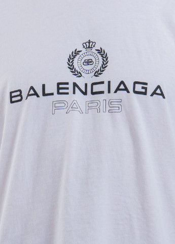 Белая футболка Balenciaga