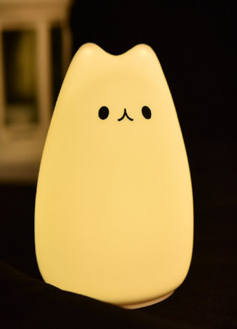 Світильник нічник світлодіодний LED силіконовий дитячий Котик Solar (253495465)