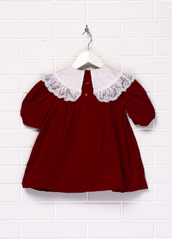 Тёмно-красное платье No Brand (108438393)