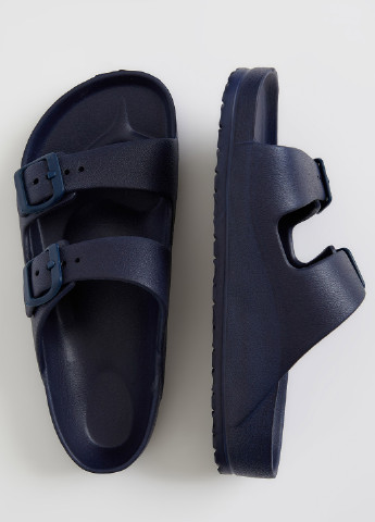 Темно-синие пляжные сандали DeFacto