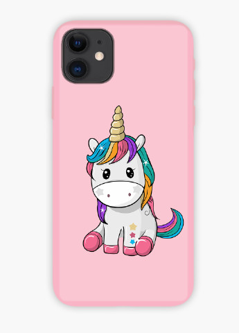 Чехол силиконовый Apple Iphone 7 Единорог (Unicorn) Белый (17361-1390) MobiPrint (219518324)