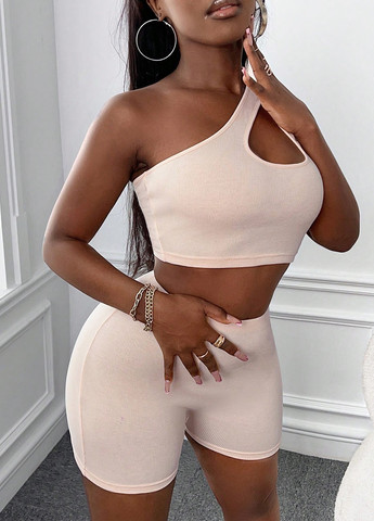 Костюм (топ, шорты) SHEIN (323619145)