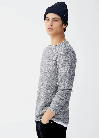 Світло-сірий демісезонний джемпер джемпер Pull & Bear