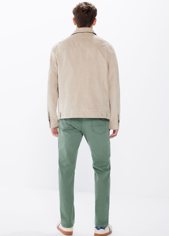 Зеленые демисезонные слим джинсы Springfield