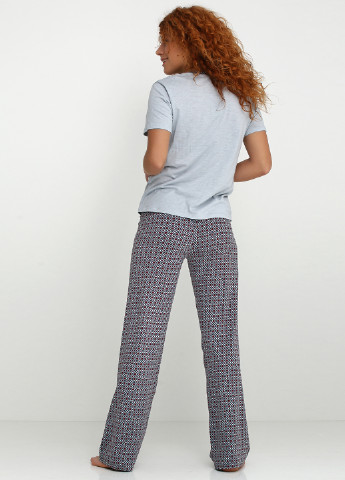Серо-голубая всесезон пижама (футболка, брюки) Jhiva