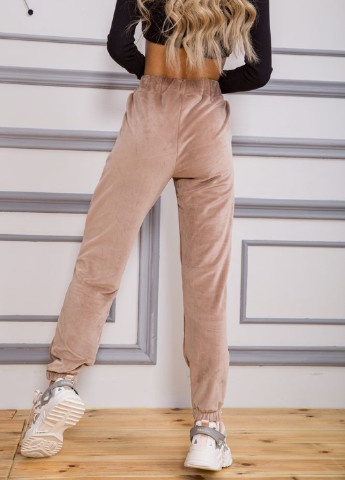 Светло-бежевые спортивные демисезонные джоггеры брюки Ager