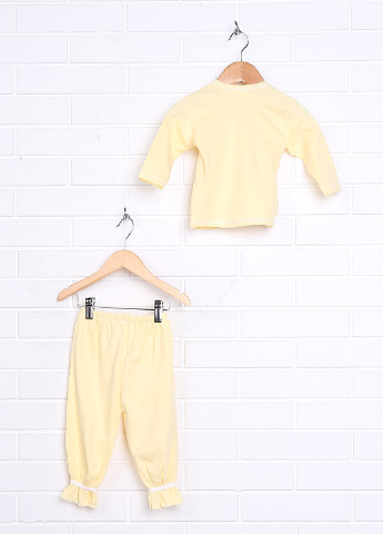 Желтый демисезонный комплект (кофта, брюки) Ladida Beby