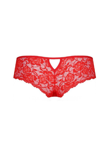 Трусики-бразилиана из цветочного кружева Raja Thong red L/XL - Passion (255615070)
