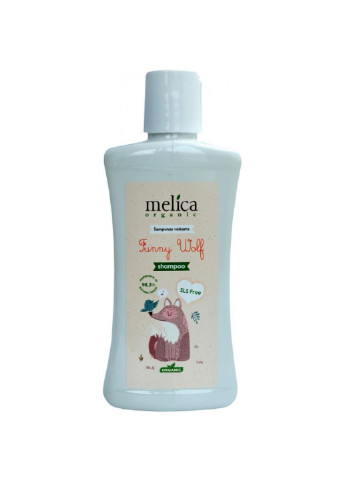 Дитячий шампунь від вовченя 300 мл (4770416033416) Melica Organic (254067551)