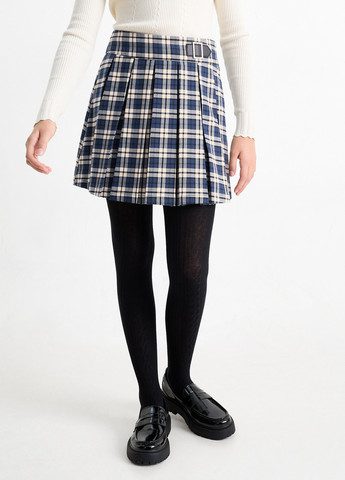 Синій демісезонний комплект (спідниця, колготки) C&A