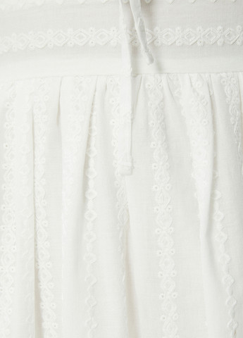 Белое повседневный платье в стиле ампир KOTON однотонное