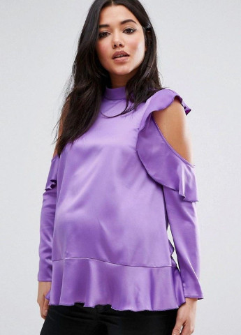 Фиолетовая летняя блуза Asos