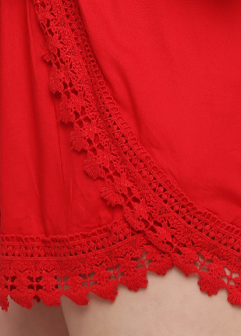 Комбинезон H&M комбинезон-шорты красный кэжуал