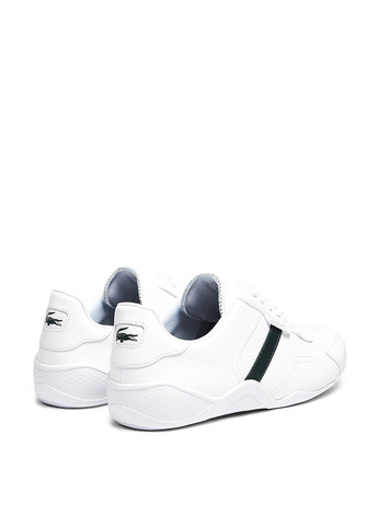 Белые демисезонные кроссовки Lacoste
