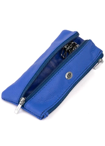 Жіночий шкіряний гаманець-ключниця 15,5х7х0,5 см st leather (252134115)