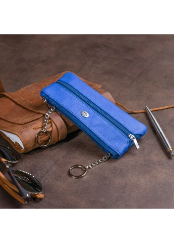 Жіночий шкіряний гаманець-ключниця 15,5х7х0,5 см st leather (252134115)