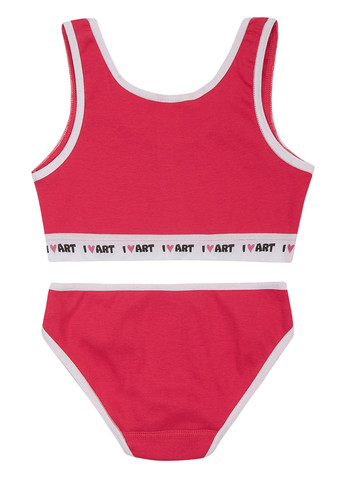 Светло-вишневый демисезонный комплект (топ, трусы) Garnamama