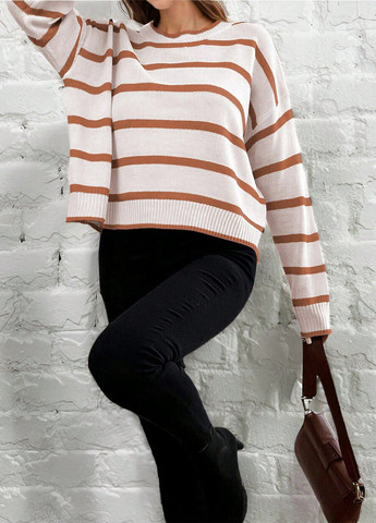 Молочный демисезонный джемпер джемпер SHEIN