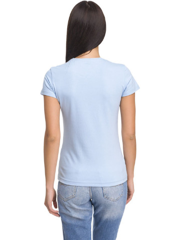 Голубая летняя футболка Promin.