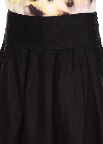 Черная кэжуал юбка Dorothy Perkins клешированная-солнце