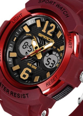 Чоловічі годинник Iceberg Red кварцові спортивні Sanda (229041331)