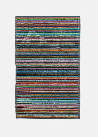 Рушник махровий для кухни Oasis, сині смужки, жакардовий, розмір 60x40 cm Bulgaria-Tex синій