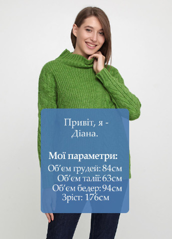 Салатовый демисезонный свитер Pretty Style