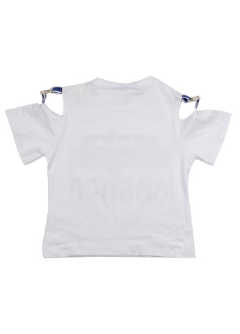 Белая летняя футболка с коротким рукавом Marions
