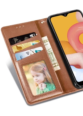 Кожаный чехол книжка Gallant (PU) для Xiaomi Mi 10T / Mi 10T Pro Коричневый (is_00000040376_2) Getman (237824455)