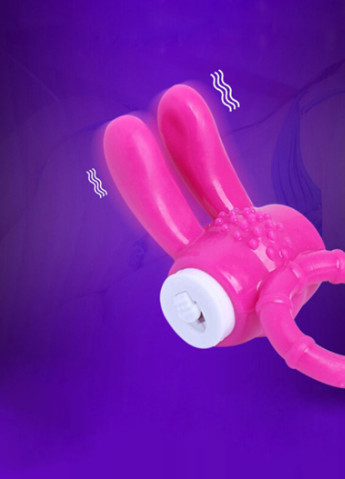 Ерекційні кільце з вібрацією Кролик Langsha (256419060)