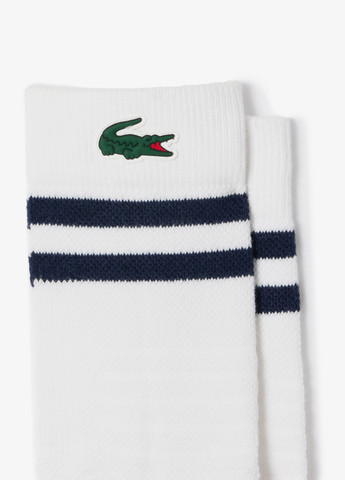 Білі шкарпетки Lacoste логотипи (329059664)