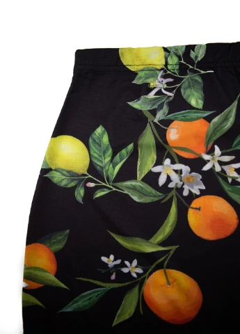 Черная с рисунком юбка Boohoo