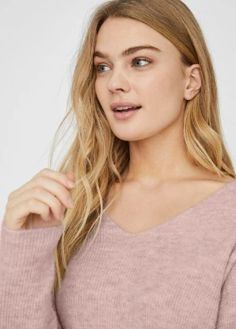 Рожевий демісезонний светр Vero Moda