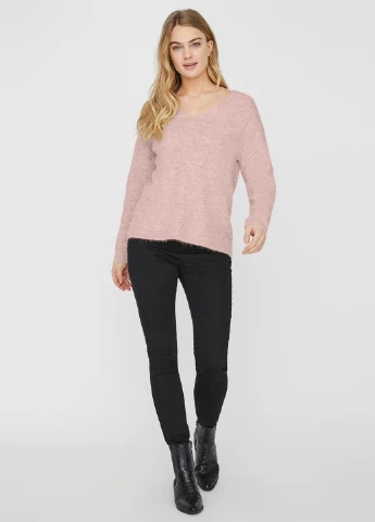Рожевий демісезонний светр Vero Moda