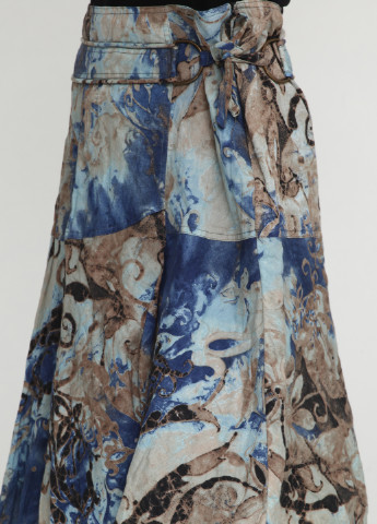 Разноцветная кэжуал с абстрактным узором юбка Stefanie L миди