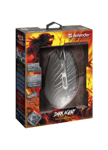 Мишка Dark Agent GM-590L USB Black (52590) Defender (253432290)