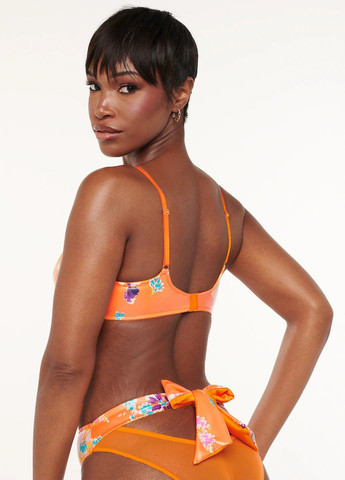 Помаранчевий балконет бюстгальтер Savage X Fenty з кісточками поліестер