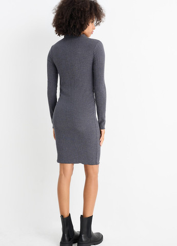 Сіра кежуал сукня сукня-водолазка C&A однотонна