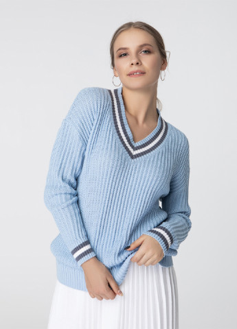 Блакитний демісезонний пуловер Sewel