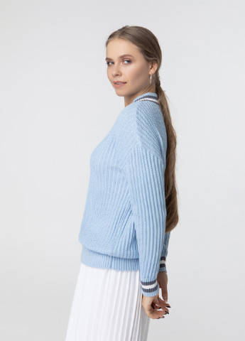 Голубой демисезонный пуловер Sewel