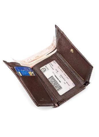 Жіночий шкіряний гаманець 13х8х2,5 см st leather (252126978)