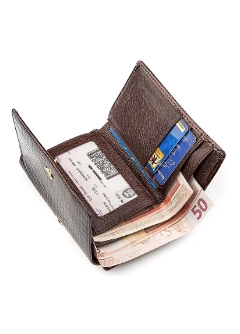 Жіночий шкіряний гаманець 13х8х2,5 см st leather (252126978)