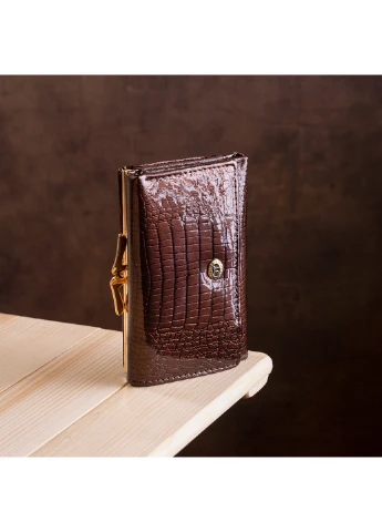 Жіночий шкіряний гаманець 13х8х2,5 см st leather (252126978)