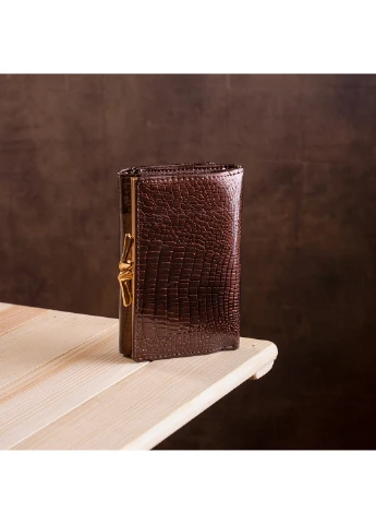 Жіночий шкіряний гаманець 13х8х2,5 см st leather (252126978)